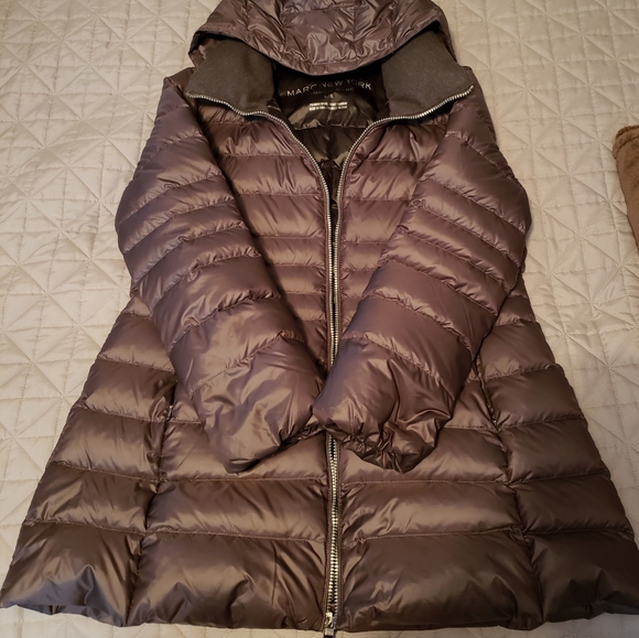 Marc New York Teanen Puffer Coat XL Dark Grey - Picture 2 of 4